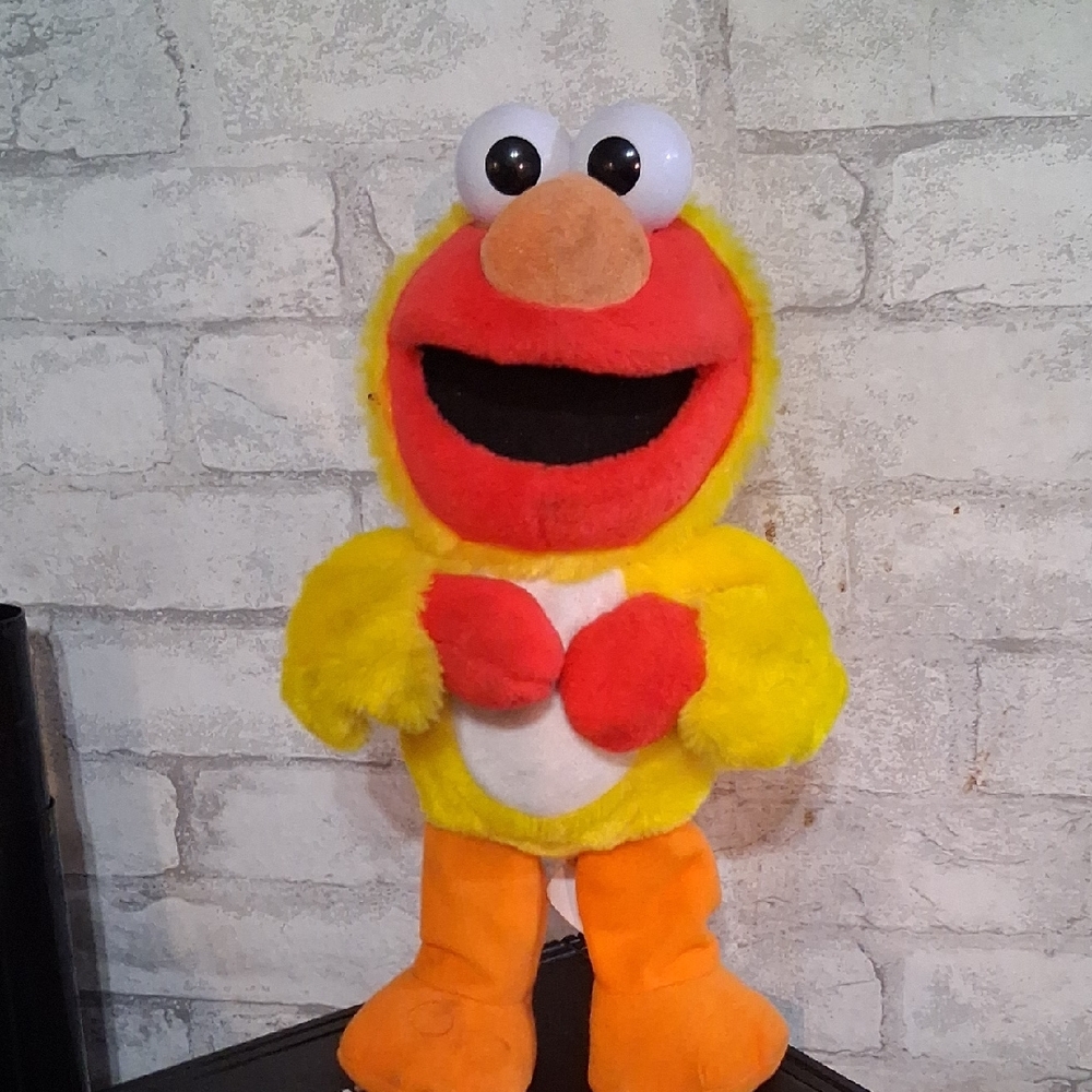 Sesame Street Yellow and Orange Bird Toy